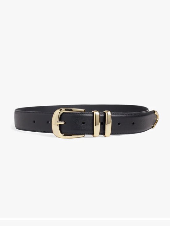 Favorite Daughter Jordan Belt, Black / Gold, Size Small (NWT) - Picture 2 of 4